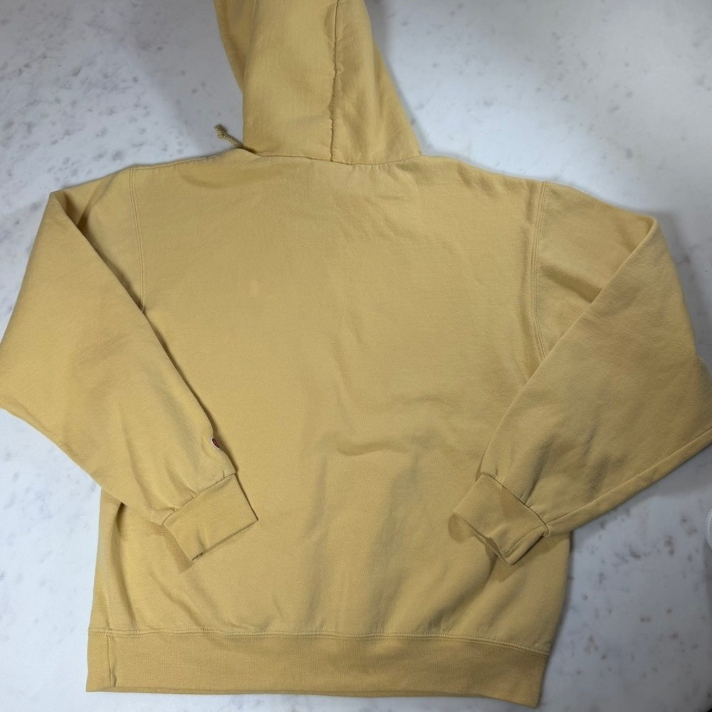 Champion Hoodie Mens Medium Yellow Wake Forest University - Picture 7 of 7